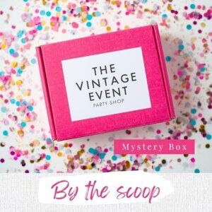 Etsy Mystery Box | Party Decorations & Crochet Fun -12 Scoop